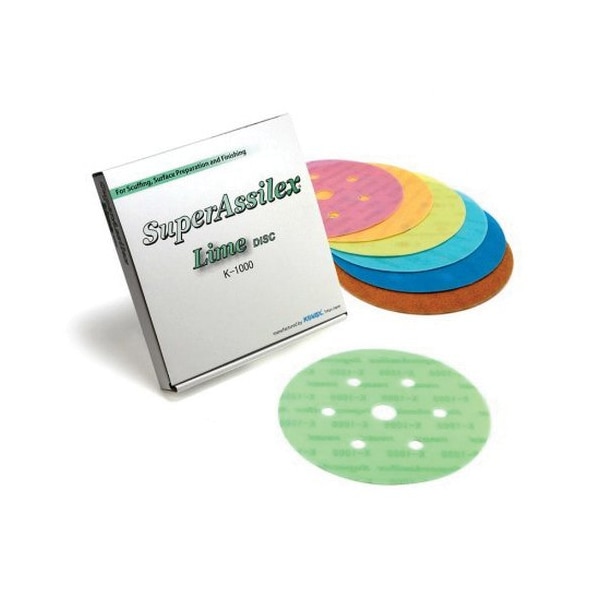 Eagle Abrasives Super Assilex Discs 7H- Lime 10005, 25PK 193-2547 - main